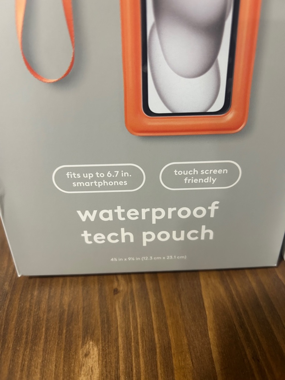 Set of 2 heyday Orange Waterproof Tech Pouch with Adjustable Strap new in boxes - Picture 2 of 4